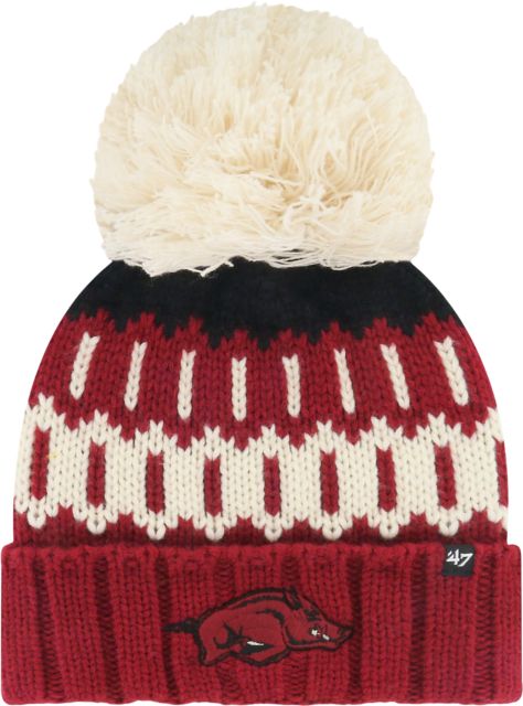 Arkansas Razorbacks Women's Felicity Cuffed Pom Beanie