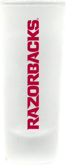 Arkansas Razorbacks Frosted Collector's Glass
