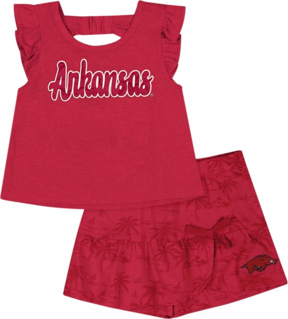Arkansas Razorbacks Toddler Tank Top and Shorts Set
