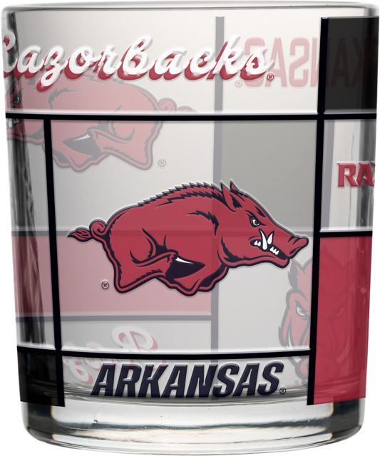 Arkansas Razorbacks 12 oz. Rocks Glass