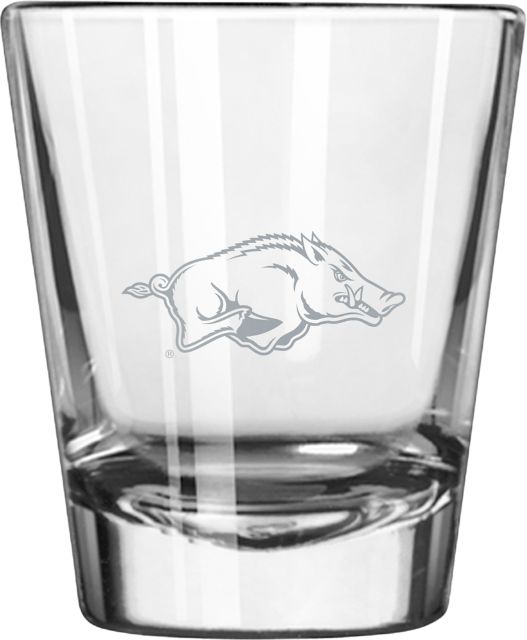 Arkansas Razorbacks 2 oz. Collector's Glass