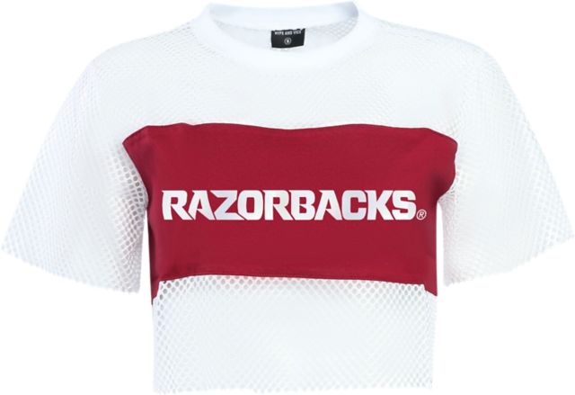 Arkansas Razorbacks Women's Cropped Short Sleeve T-Shirt