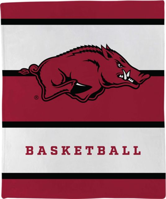 Arkansas Razorbacks 50x60 Basketball Throw Blanket