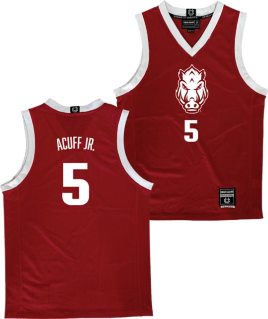 Arkansas Razorbacks Basketball #5 Acuff Jr. Jersey