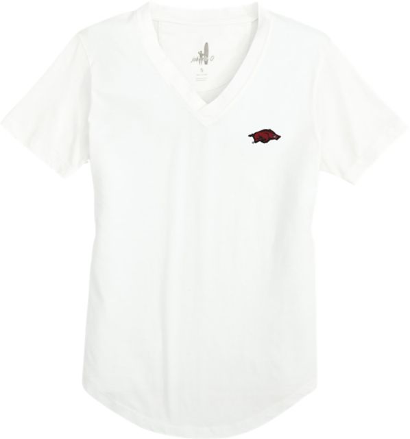 Arkansas Razorbacks Women's Meredith V-Neck T-Shirt