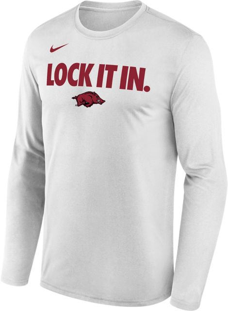 Arkansas Razorbacks Basketball Long Sleeve Bench T-Shirt