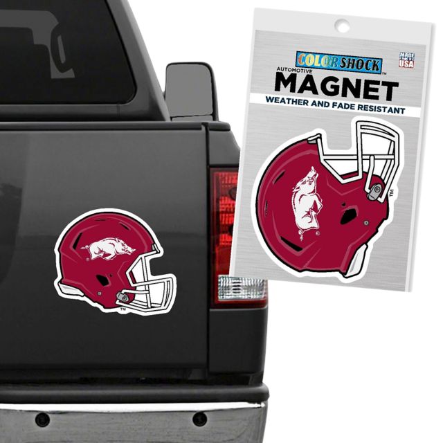 Arkansas Razorbacks Football Helmet 12x12 Magnet