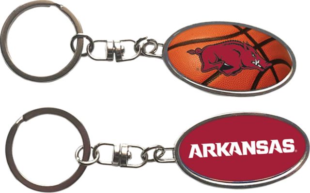 Arkansas Razorbacks Basketball Keychain