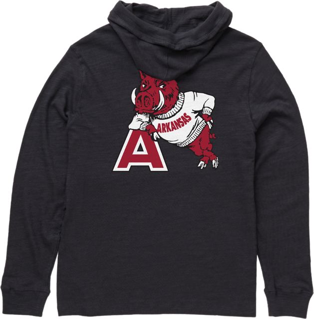Arkansas Razorbacks Sun Washed Hooded Sweatshirt