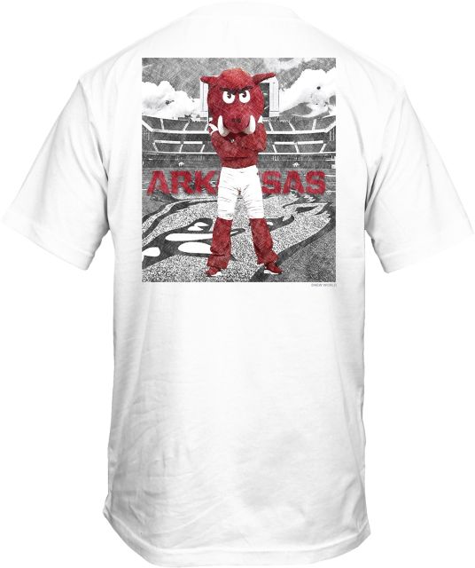 Arkansas Razorbacks Football Mascot Short Sleeve T-Shirt