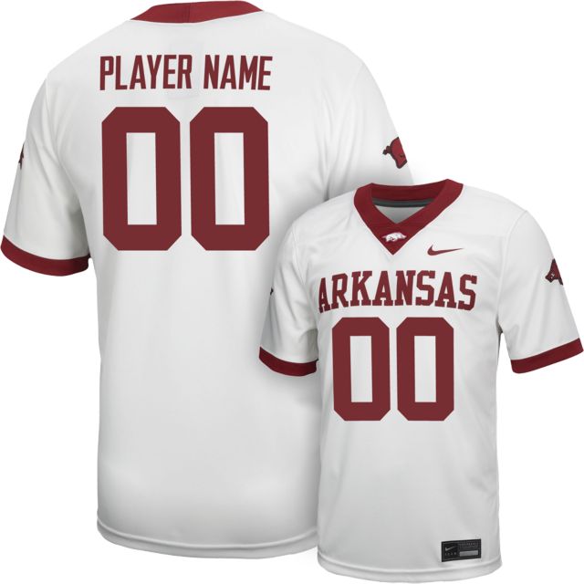 Arkansas Razorbacks Football Nike Player Name Replica Jersey