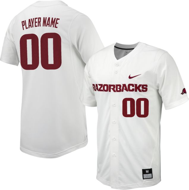 Arkansas Razorbacks Baseball Nike Player Name Replica Jersey