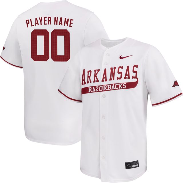 Arkansas Razorbacks Baseball Nike Player Name Replica Jersey