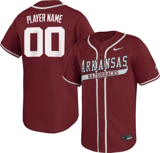 Arkansas Razorbacks Baseball Nike Player Name Replica Jersey