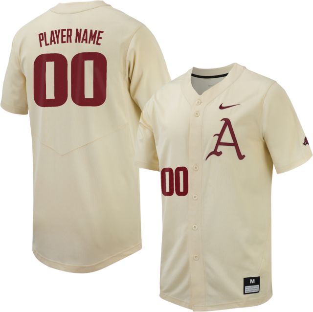 Arkansas Razorbacks Baseball Nike Player Name Replica Jersey