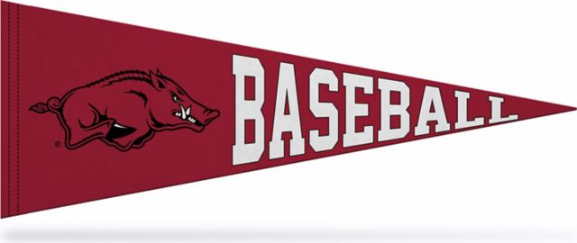 Arkansas Razorbacks Baseball 9x24 Pennant