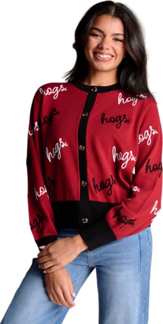 Arkansas Razorbacks Women's Rope Cardigan