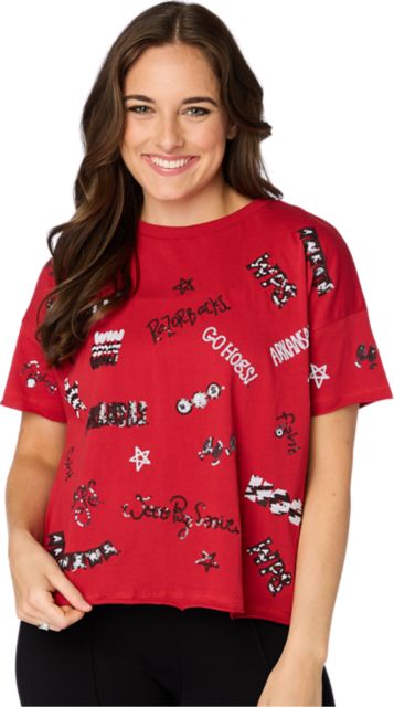 Arkansas Razorbacks Women's Boxy Short Sleeve T-Shirt