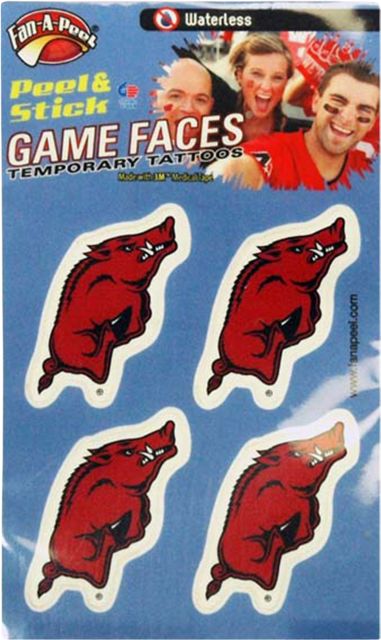 Arkansas Razorbacks Peel & Stick Tattoos