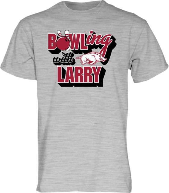 Arkansas Razorbacks Football Bowling with Larry Short Sleeve T-Shirt