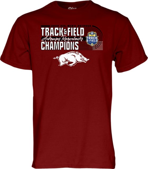 Arkansas Razorbacks Men's Track & Field 2024 SEC  Tournament Champions T-Shirt