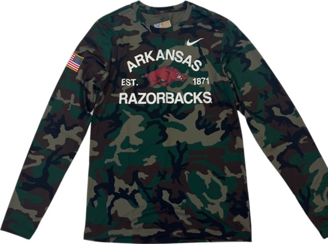 Arkansas Razorbacks Military Appreciation Long Sleeve T-Shirt