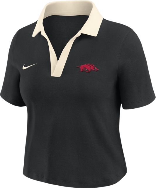 Arkansas Razorbacks Women's Cropped Polo