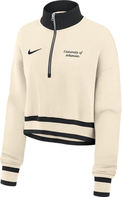Arkansas Razorbacks Women's Crop 1/4 Zip