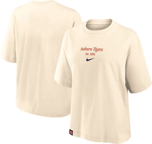 Auburn Tigers Women's Legacy Boxy Crop Short Sleeve T-Shirt