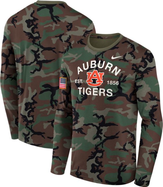 Auburn Tigers Military Appreciation Dri-Fit Legend Long Sleeve T-Shirt
