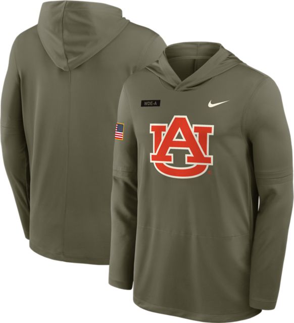 Auburn Tigers Military Appreciation Lightweight Hooded Long Sleeve T-Shirt