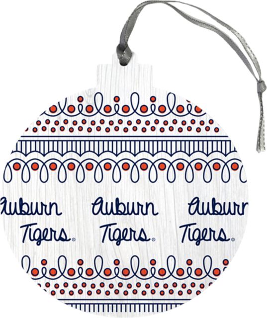 Auburn Tigers Round Ornament