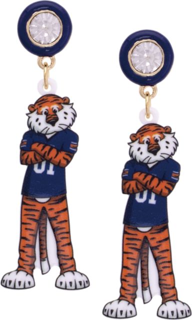 Auburn Tigers Women's Auburn Tigers Resin Earrings in Navy