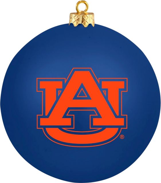 Auburn Tigers Round Shatterproof Ornament