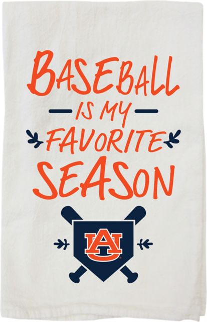 Auburn Tigers Baseball Tea Towel