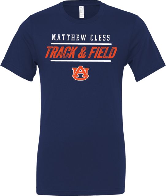 Auburn Men's Indoor Track & Field T-Shirt Matthew Cless