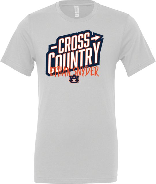 Auburn Men's Cross Country T-Shirt Ethan Snyder XC