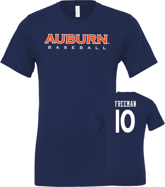 Auburn Tigers Baseball T-Shirt Kaleb Freeman - 10 - ONLINE ONLY