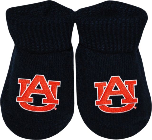Auburn Tigers Baby Booties