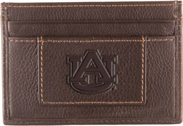 Auburn Tigers Leather Card Holder