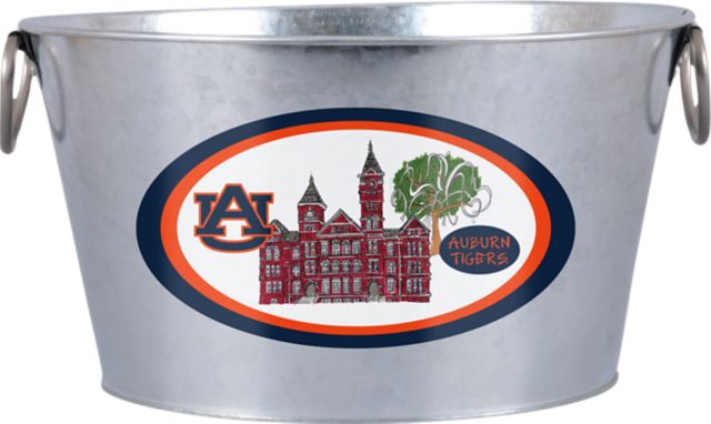 Auburn Tigers Metal Beverage Bucket