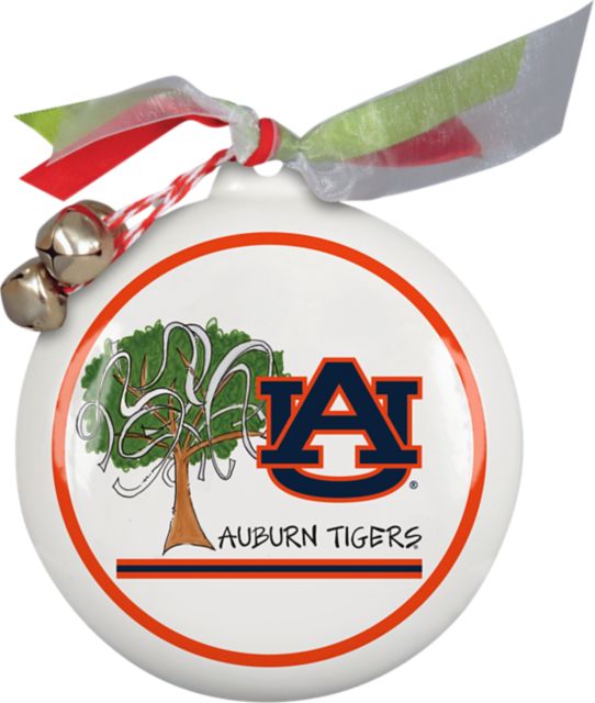 Auburn Tigers Puff Ornament