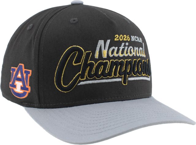 Auburn Tigers Men's Golf 2026 National Champions Curved Snap Cap