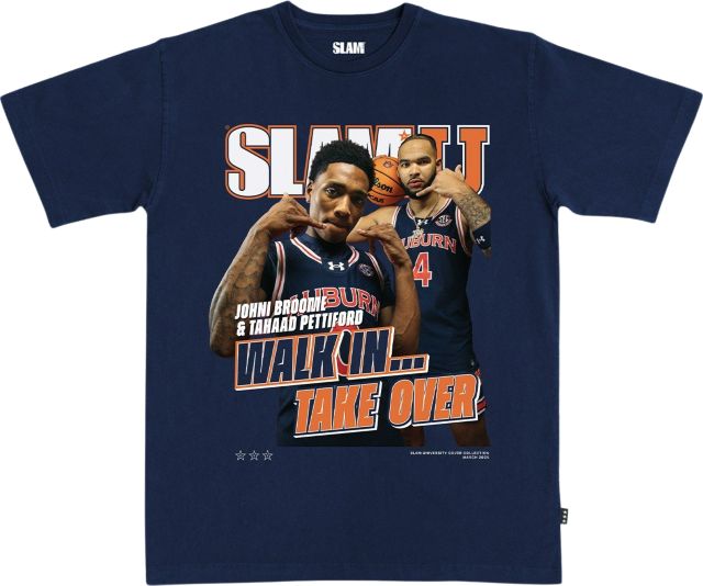 Auburn Tigers Men's Basketball Short Sleeve T-Shirt SLAM PETTIFORD BROOME