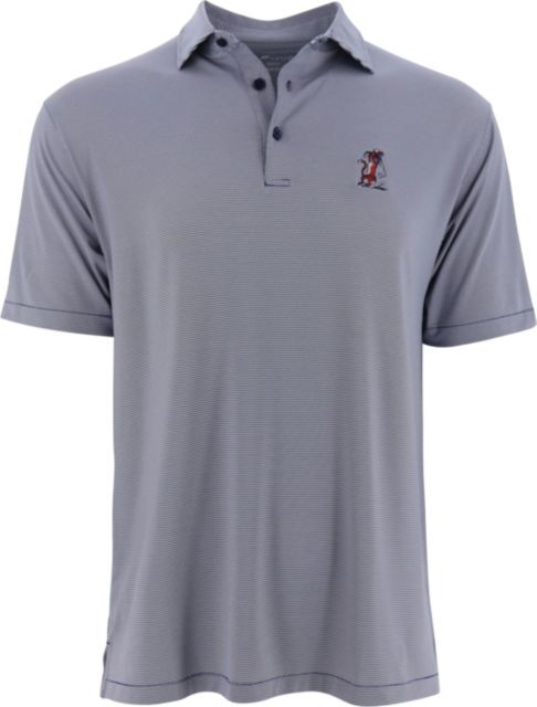 Auburn Tigers Swinging Aubie Performance 4 Way Stretch UPF 50+ Polo