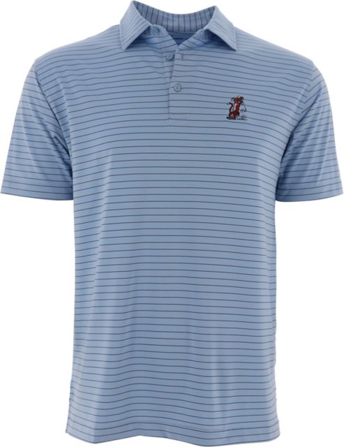 Auburn Tigers Swinging Aubie Performance 4 Way Stretch UPF 50+ Polo