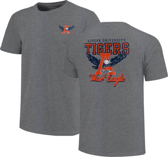 Auburn Tigers Vintage Eagle A Triblend Short Sleeve T-Shirt