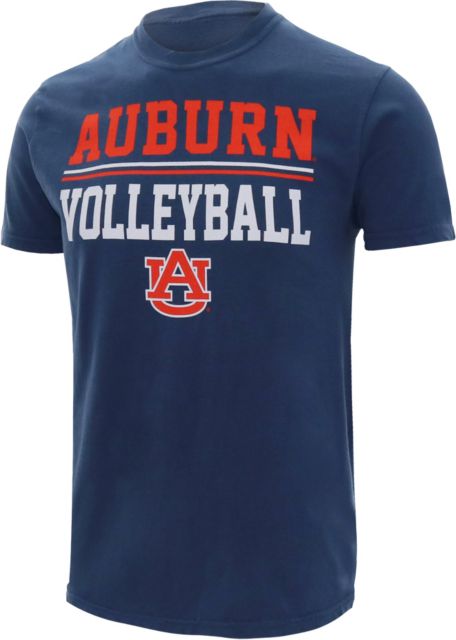 Auburn Tigers Type & Lines Volleyball Short Sleeve T-Shirt