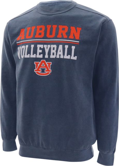 Auburn Tigers Type & Lines Volleyball Fleece Crew