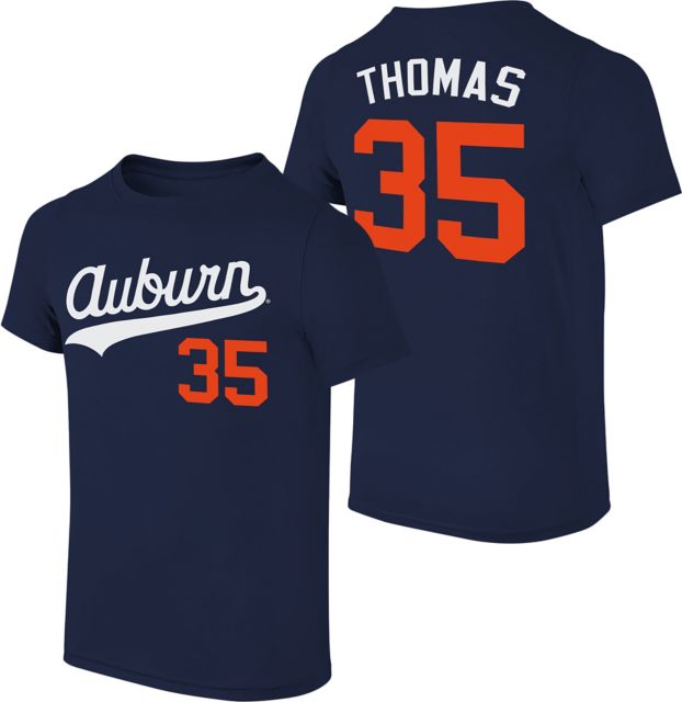 Auburn Tigers Frank Thomas #35 Short Sleeve Shirsey